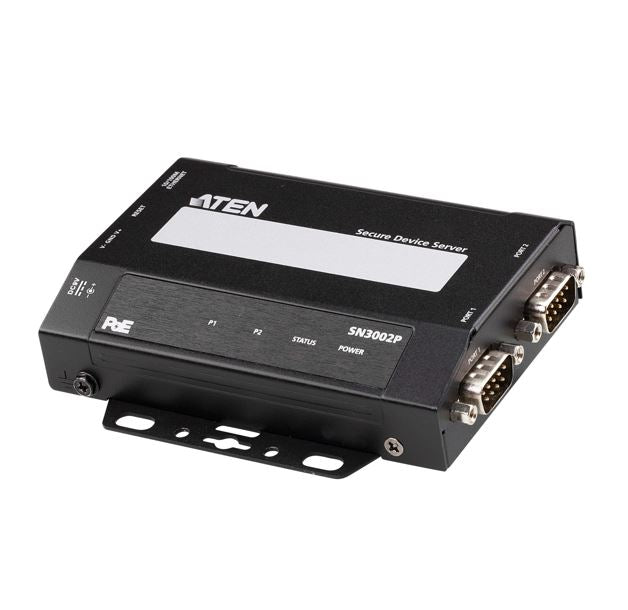 Aten SN3002P 2-Port RS-232 Secure Device Server with PoE, Secured operation modes, Third-party authentication, IP address filter Aten SN3002P 2-Port RS-232 Secure Device Server with PoE, Secured operation modes, Third-party authentication, IP address filter